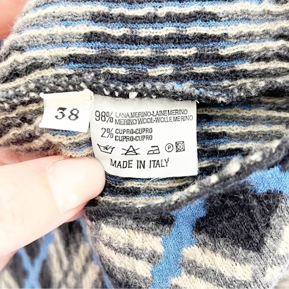 Burberry Plaid Mock Neck Sweater - Picture 4 of 4